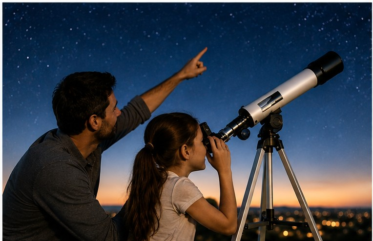 SUPER OFERTA🔥 Telescopio Astronómico F36050 con Zoom Potente y Visión Cristalina