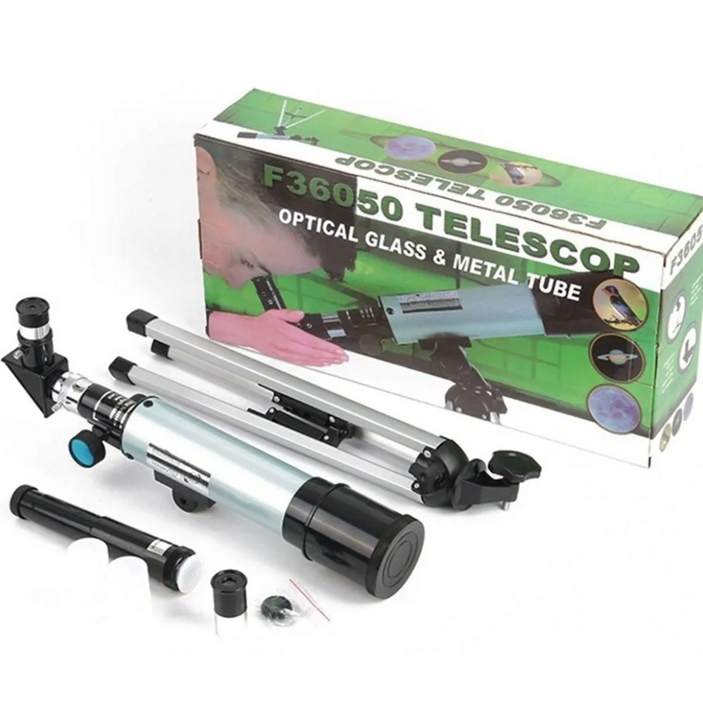 SUPER OFERTA🔥 Telescopio Astronómico F36050 con Zoom Potente y Visión Cristalina