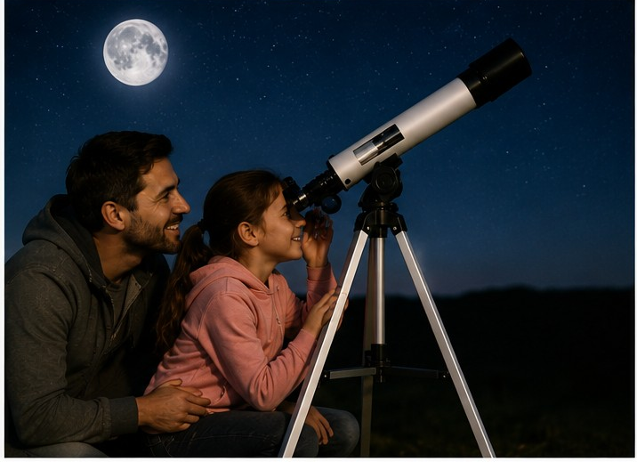 SUPER OFERTA🔥 Telescopio Astronómico F36050 con Zoom Potente y Visión Cristalina
